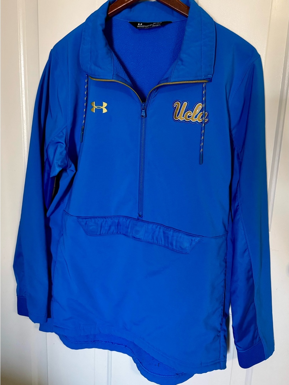Under Armour Royal Blue UCLA Half-Zip Pullover